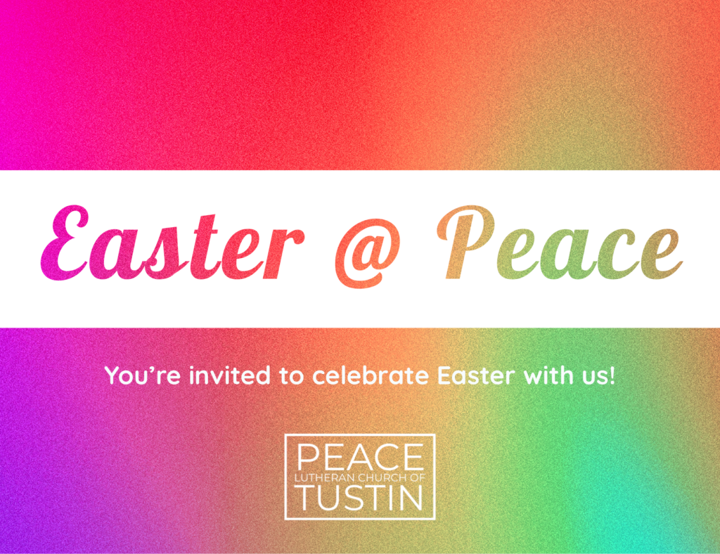 Read more about the article Easter at Peace!
